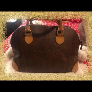 PRICE 🏷️ Drop! AUTHENTIC ETRO: Boston style should bag in GRT COND!